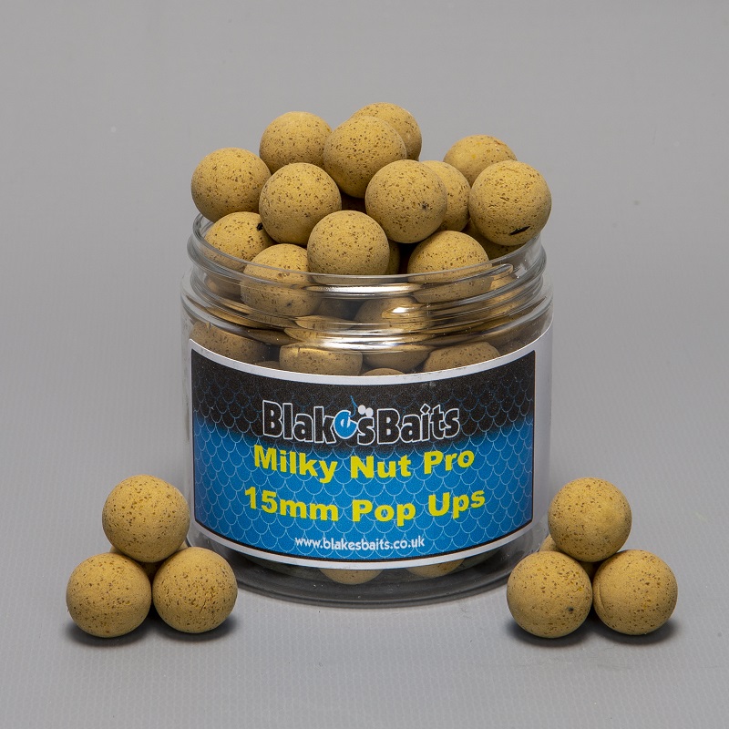 Milky Nut Pro 15mm Pop-ups - Blakes Baits